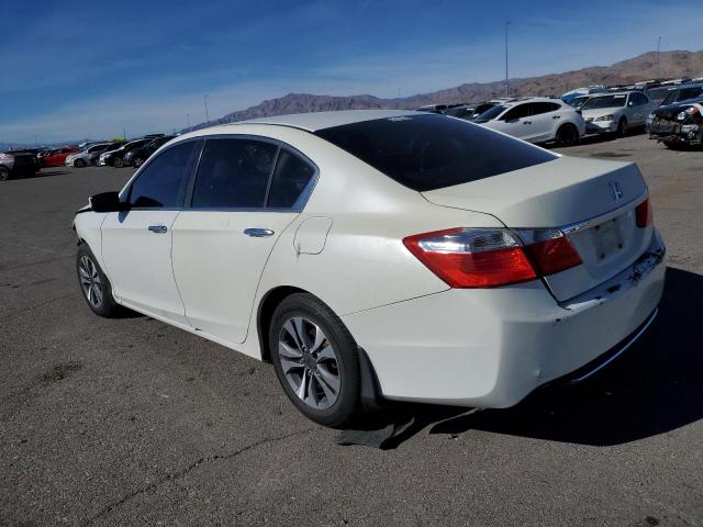 1HGCR2F36DA142306 - 2013 HONDA ACCORD LX WHITE photo 2