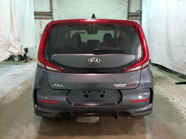 KNDJ63AUXM7767485 - 2021 KIA SOUL GT LINE GRAY photo 6