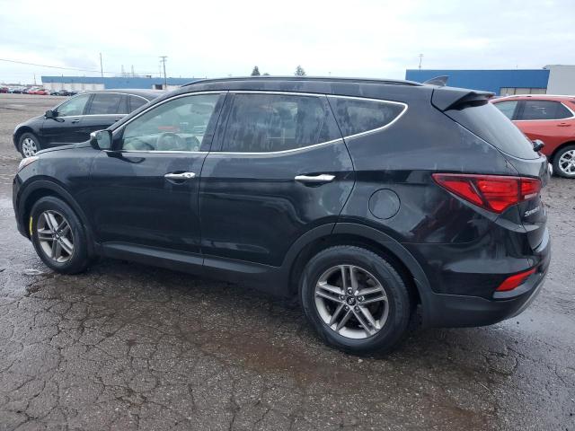 5NMZUDLB7JH088014 - 2018 HYUNDAI SANTA FE S BLACK photo 2