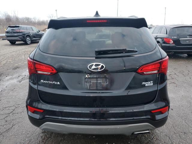 5NMZUDLB7JH088014 - 2018 HYUNDAI SANTA FE S BLACK photo 6