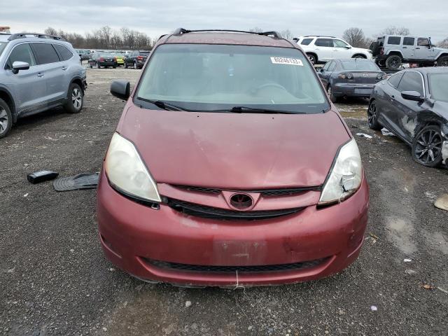 5TDZK23C09S238198 - 2009 TOYOTA SIENNA CE RED photo 5