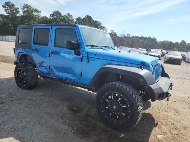 1J4BA3H1XAL102775 - 2010 JEEP WRANGLER UNLIMITED SPORT 蓝色 照片 4