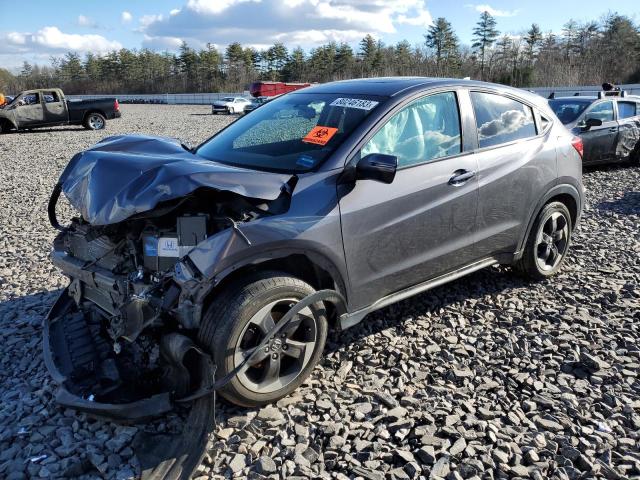 3CZRU6H55JM706145 - 2018 HONDA HR-V EX GRAY photo 1