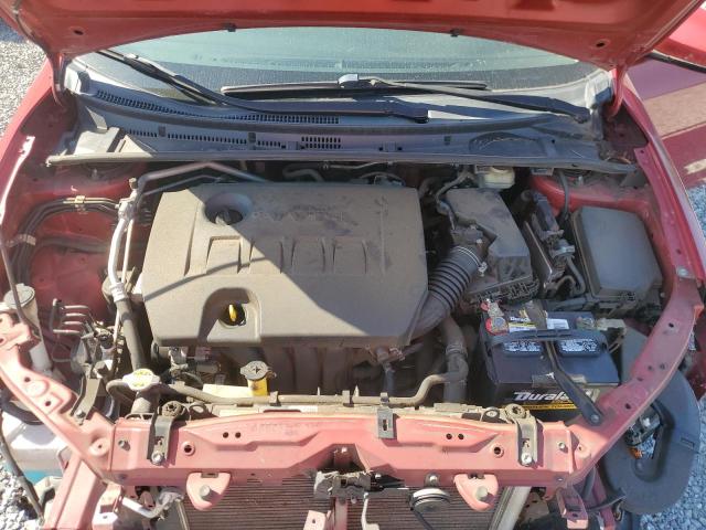 2T1BURHE7FC383189 - 2015 TOYOTA COROLLA L أحمر صورة 11