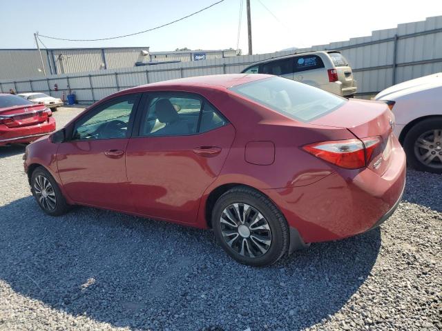 2T1BURHE7FC383189 - 2015 TOYOTA COROLLA L أحمر صورة 2
