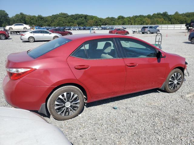 2T1BURHE7FC383189 - 2015 TOYOTA COROLLA L أحمر صورة 3