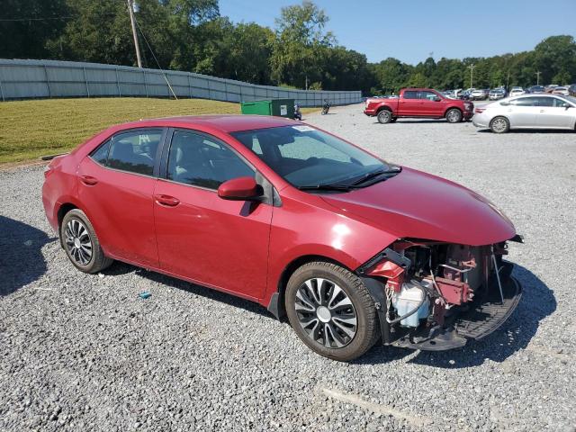 2T1BURHE7FC383189 - 2015 TOYOTA COROLLA L أحمر صورة 4