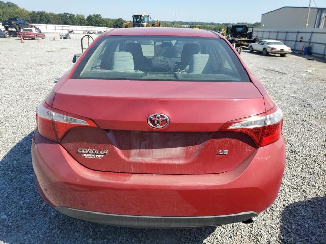 2T1BURHE7FC383189 - 2015 TOYOTA COROLLA L أحمر صورة 6