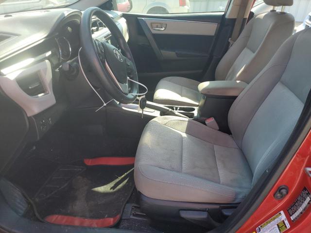 2T1BURHE7FC383189 - 2015 TOYOTA COROLLA L أحمر صورة 7
