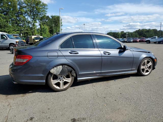 WDDGF8BB5BR171633 - 2011 MERCEDES-BENZ C 300 4MATIC GRAY photo 3