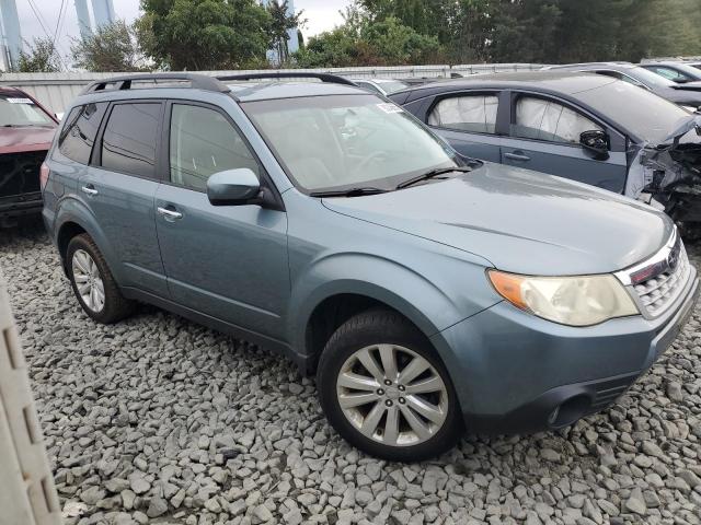 JF2SHAEC2CH463551 - 2012 SUBARU FORESTER LIMITED BLUE photo 4