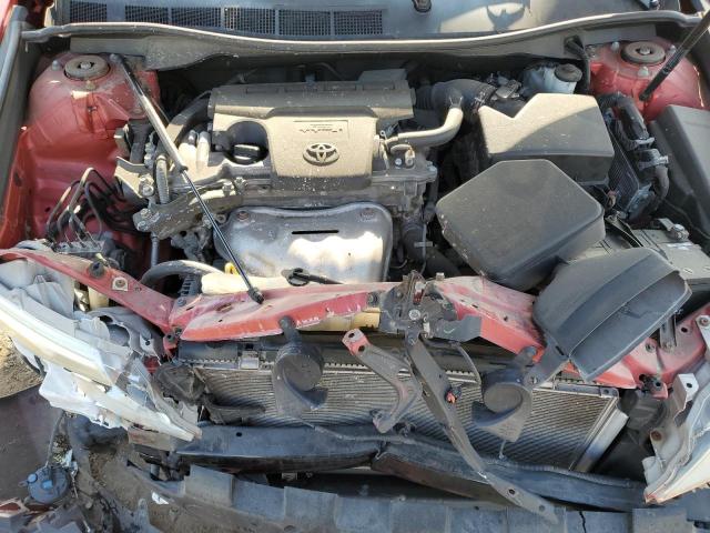 4T4BF1FK2CR158571 - 2012 TOYOTA CAMRY BASE RED photo 11
