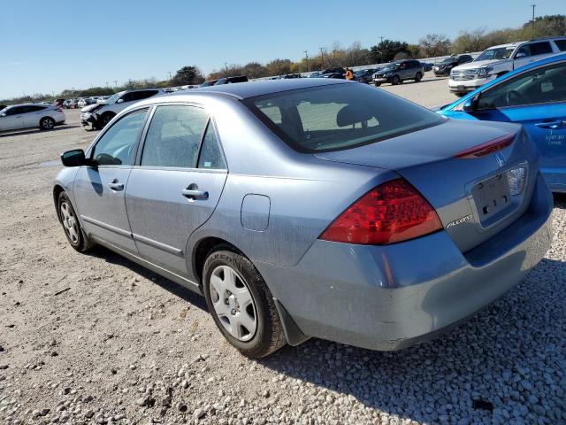 1HGCM56427A053099 - 2007 HONDA ACCORD LX BLUE photo 2