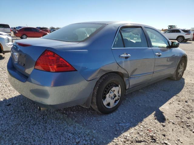 1HGCM56427A053099 - 2007 HONDA ACCORD LX BLUE photo 3