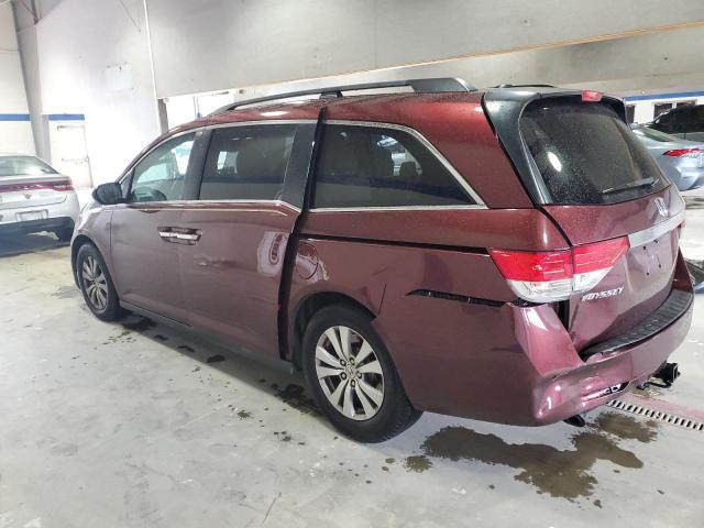 5FNRL5H63GB082693 - 2016 HONDA ODYSSEY EXL BURGUNDY photo 2