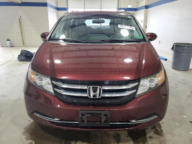 5FNRL5H63GB082693 - 2016 HONDA ODYSSEY EXL BURGUNDY photo 5