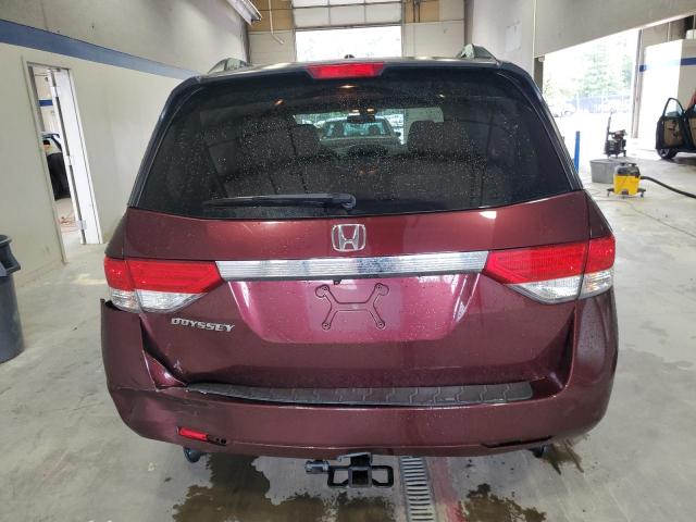 5FNRL5H63GB082693 - 2016 HONDA ODYSSEY EXL BURGUNDY photo 6
