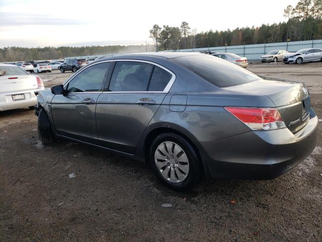 1HGCP26339A201406 - 2009 HONDA ACCORD LX GRAY photo 2