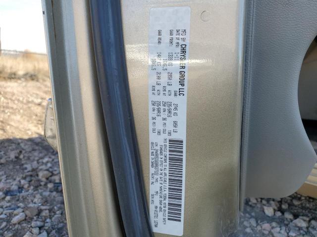 2A4RR5DG6BR637222 - 2011 CHRYSLER TOWN & COU TOURING GOLD photo 13