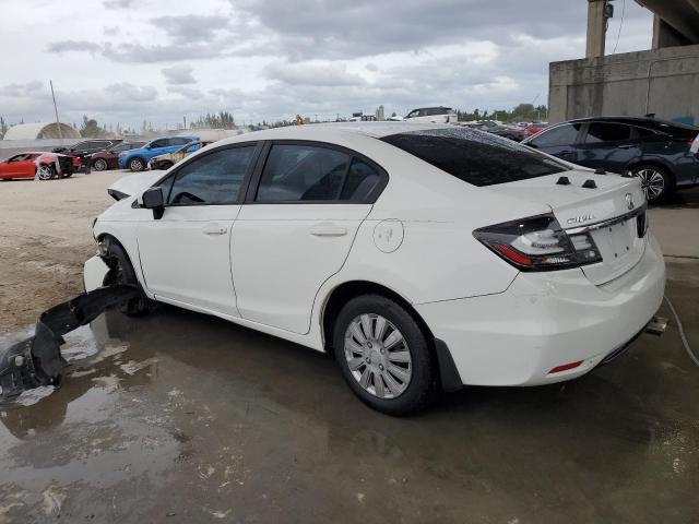 19XFB2F58EE062764 - 2014 HONDA CIVIC LX WHITE photo 2