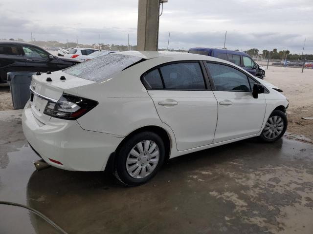 19XFB2F58EE062764 - 2014 HONDA CIVIC LX WHITE photo 3