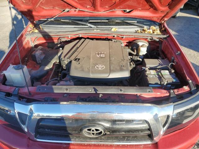 3TMJU4GNXAM098146 - 2010 TOYOTA TACOMA DOUBLE CAB PRERUNNER RED photo 11