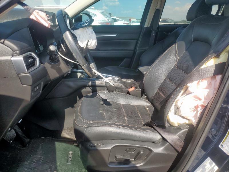 JM3KFADM3M0462303 - 2021 MAZDA CX-5 GRAND TOURING BLUE photo 7