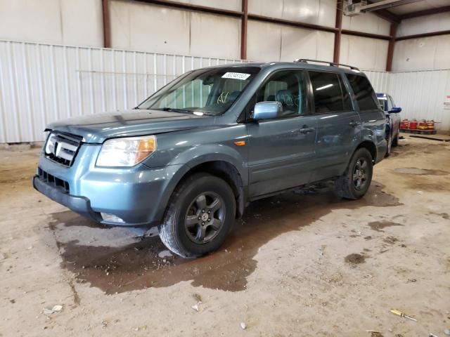 5FNYF18567B013757 - 2007 HONDA PILOT EXL TEAL photo 1