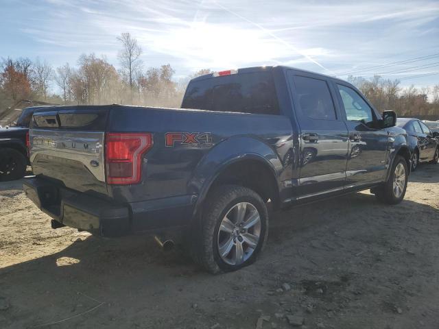 1FTEW1EG4GFD13270 - 2016 FORD F150 SUPERCREW BLUE photo 3