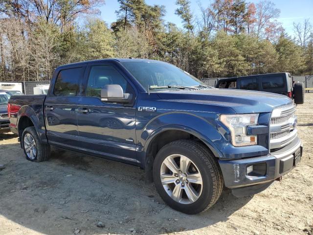 1FTEW1EG4GFD13270 - 2016 FORD F150 SUPERCREW BLUE photo 4