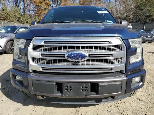 1FTEW1EG4GFD13270 - 2016 FORD F150 SUPERCREW BLUE photo 5