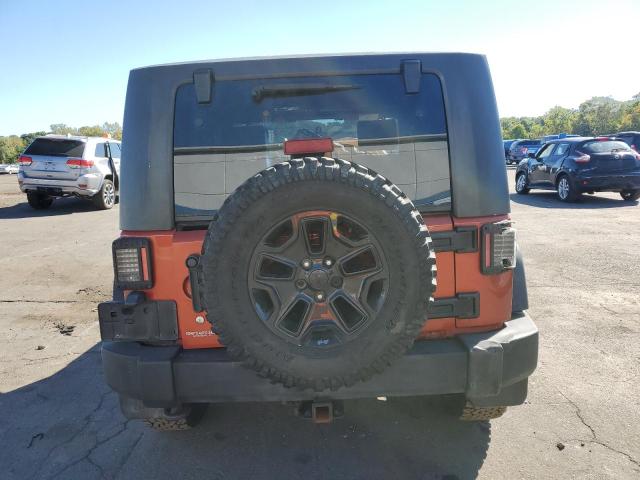 1J4FA24129L734571 - 2009 JEEP WRANGLER X ORANGE photo 6