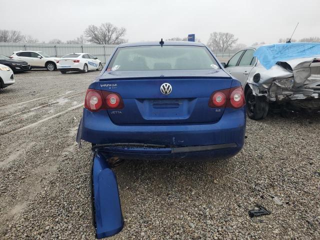 3VWRM71K08M141693 - 2008 VOLKSWAGEN JETTA SE BLUE photo 6