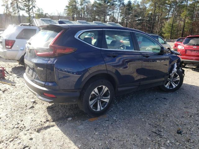 2HKRW2H28LH607262 - 2020 HONDA CR-V LX BLUE photo 3