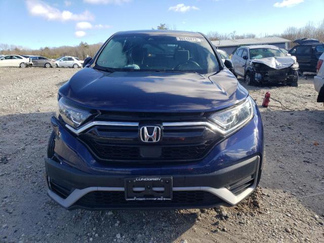 2HKRW2H28LH607262 - 2020 HONDA CR-V LX BLUE photo 5