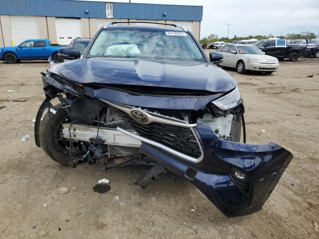 5TDGZRBHXNS564139 - 2022 TOYOTA HIGHLANDER XLE BLUE photo 5