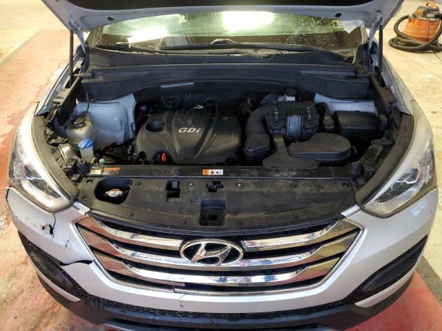 5XYZTDLB0EG152462 - 2014 HYUNDAI SANTA FE S SILVER photo 12