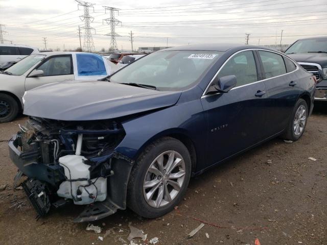 1G1ZD5ST9LF094633 - 2020 CHEVROLET MALIBU LT BLUE photo 1