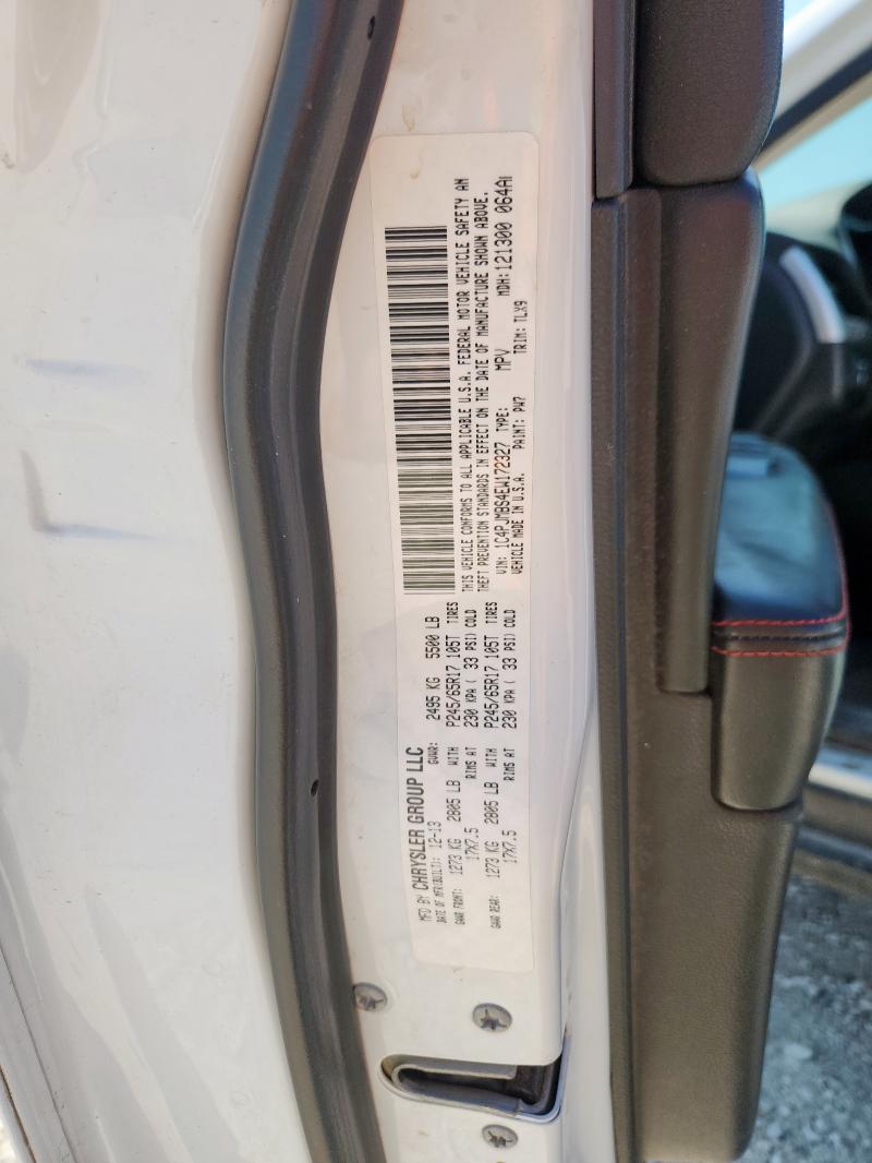 1C4PJMBS4EW172327 - 2014 JEEP CHEROKEE TRAILHAWK 白色 照片 14