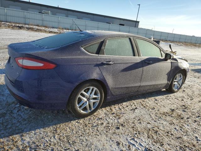 3FA6P0H78GR173014 - 2016 FORD FUSION SE BLUE photo 3