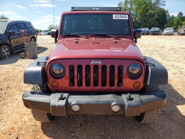 1C4BJWDG8DL605355 - 2013 JEEP WRANGLER U SPORT RED photo 5