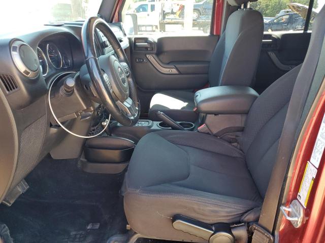 1C4BJWDG8DL605355 - 2013 JEEP WRANGLER U SPORT RED photo 7