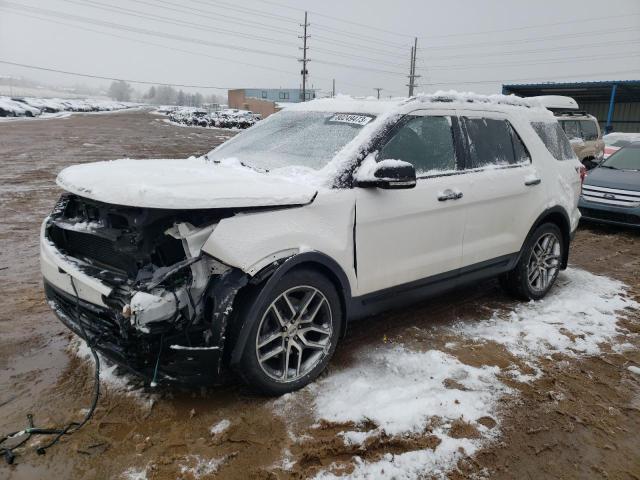 1FM5K8GT6JGA51425 - 2018 FORD EXPLORER SPORT WHITE photo 1