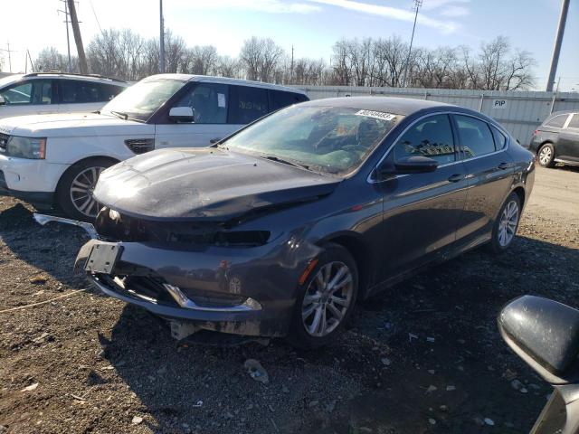 1C3CCCAB3FN529089 - 2015 CHRYSLER 200 LIMITED CHARCOAL photo 1