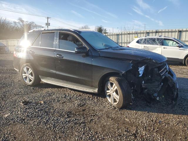 4JGDA5HB1FA501950 - 2015 MERCEDES-BENZ ML 350 4MATIC BLACK photo 4