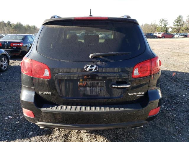 5NMSH13E88H156040 - 2008 HYUNDAI SANTA FE SE BLACK photo 6