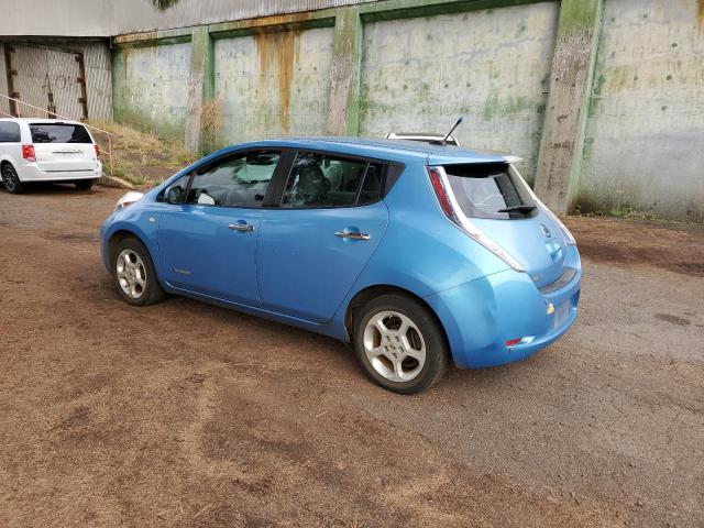 JN1AZ0CPXCT025268 - 2012 NISSAN LEAF SV BLUE photo 2