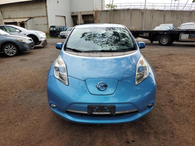 JN1AZ0CPXCT025268 - 2012 NISSAN LEAF SV BLUE photo 5