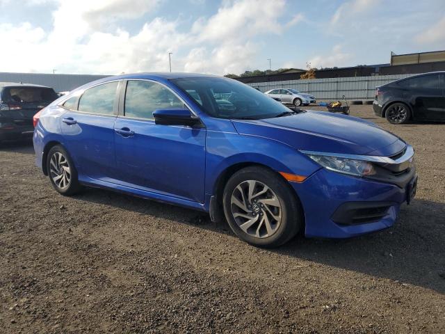 2HGFC2F79JH561653 - 2018 HONDA CIVIC EX BLUE photo 4