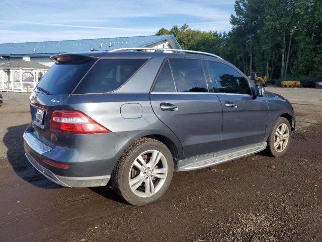 4JGDA5HBXDA168628 - 2013 MERCEDES-BENZ ML 350 4MATIC GRAY photo 3